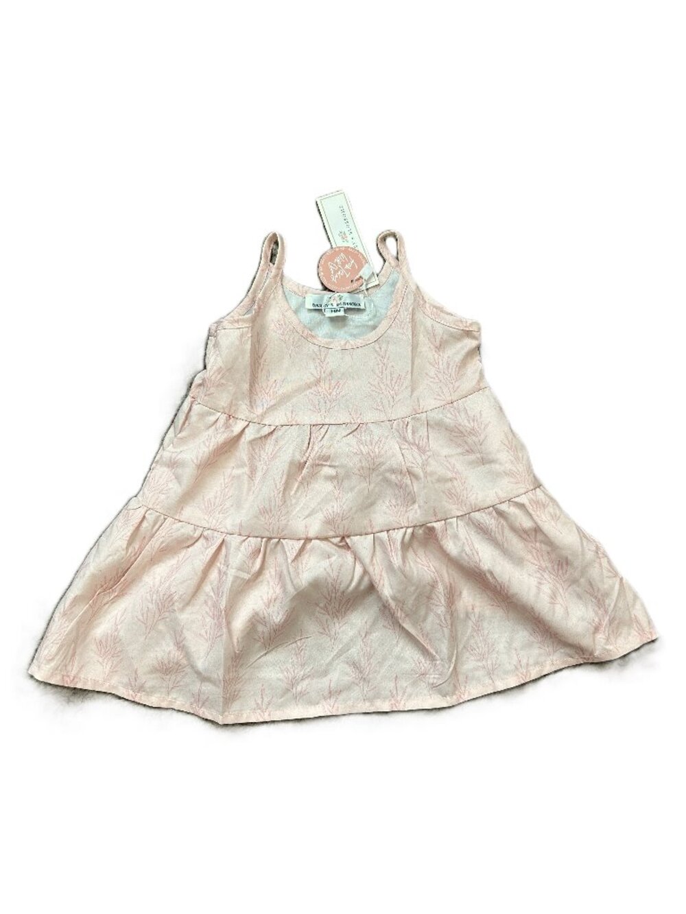 Bailey's Blossoms Pink Tiered Dress 3-6 mos NWT